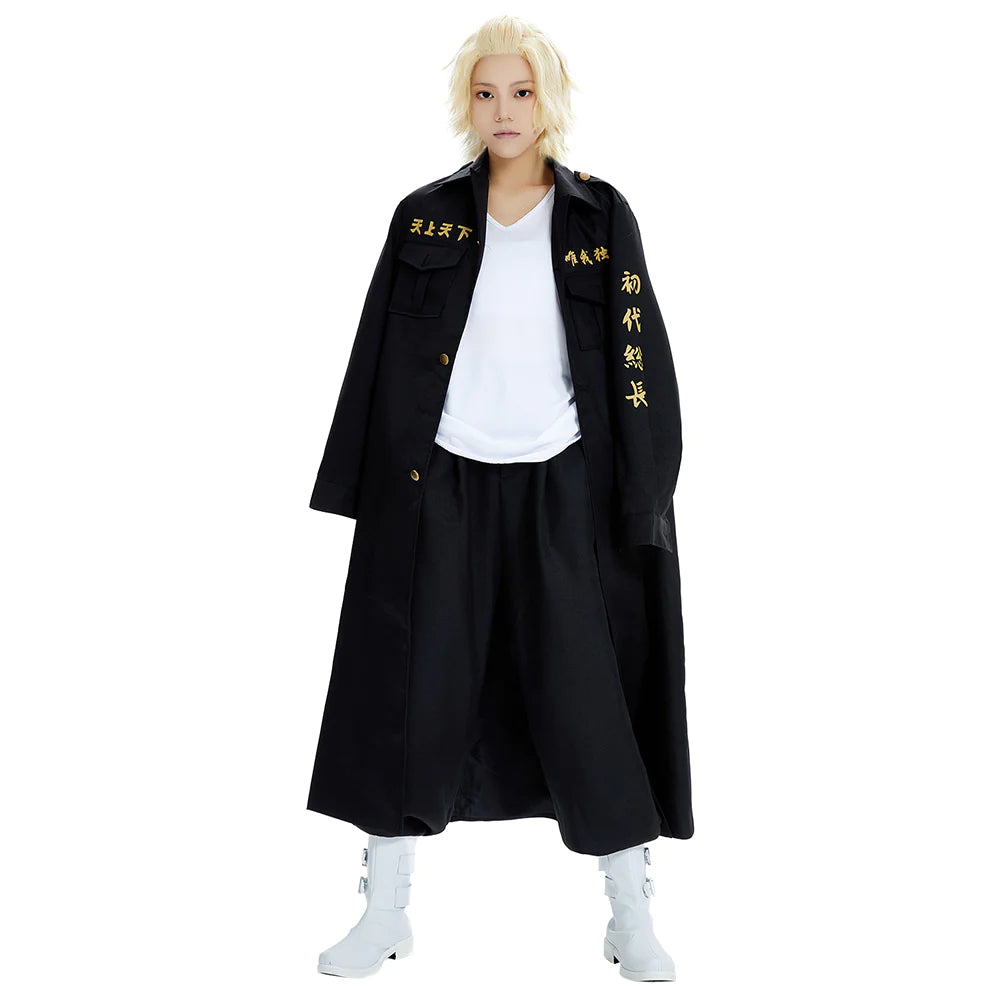 Tokyo Revengers Mikey Manjirou Sano Cosplay Costume Outfits Halloween –  LuxeCosplay