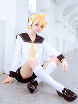 Kagamine Len Sailor Collar White Shirt with Free Tie