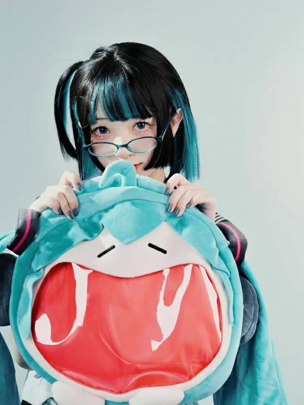 Hatsune Miku Laughing Mouth Bag