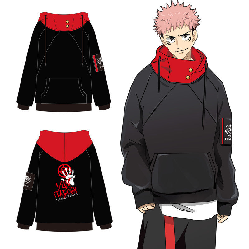 Jujutsu Kaisen Gojo Satoru Itadori Yuji Cosplay Costume Adult Unisex Pullover Coat Casual Hoodie