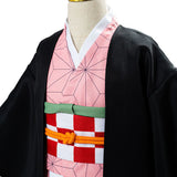 Demon Slayer Kimetsu No Yaiba Kamado Nezuko Kids Children Uniform Outfits Cosplay Costume