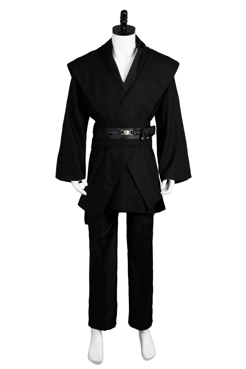 Anakin Skywalker Cosplay Costume Outfit Black Version