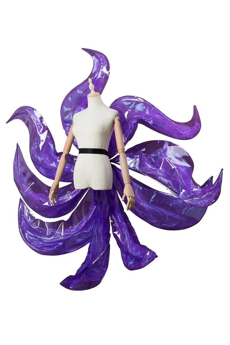 League Of Legends The Nine-Tailed Fox Ahri Tails K/DA Skin Cosplay Outfit