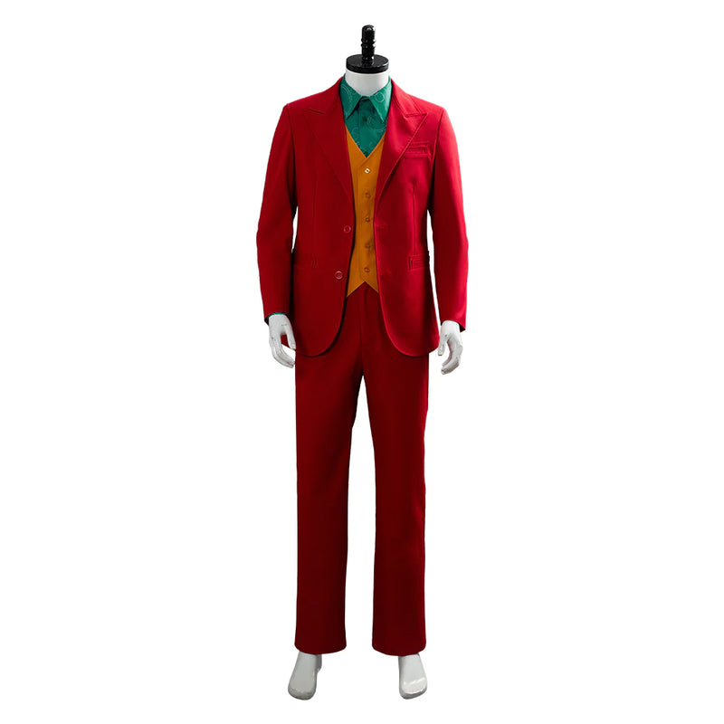 Joker Origin Romeo 2019 Film DC Movie Joaquin Phoenix Arthur Fleck Cosplay Costume Outfit Suit Uniform