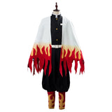 Demon Slayer: Kimetsu No Yaiba Rengoku Kyoujuro/Kyoujurou Outfit Cosplay Costume Halloween Carnival Suit