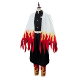 Demon Slayer: Kimetsu No Yaiba Rengoku Kyoujuro/Kyoujurou Outfit Cosplay Costume Halloween Carnival Suit