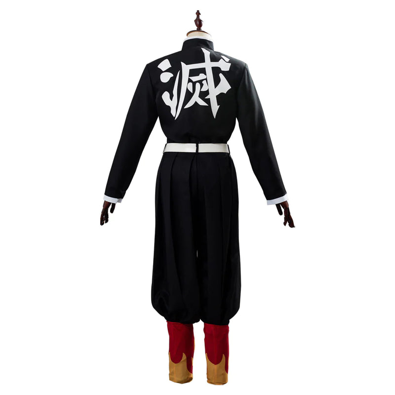 Demon Slayer: Kimetsu No Yaiba Rengoku Kyoujuro/Kyoujurou Outfit Cosplay Costume Halloween Carnival Suit