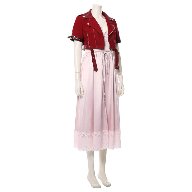 Final Fantasy VII Remake FF7 Aerith Gainsborough Cosplay Costume