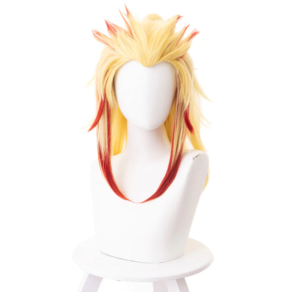 Demon Slayer Rengoku Kyoujurou Wig Cosplay Costume