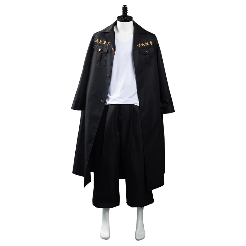 Tokyo Revengers Mikey Manjirou Sano Cosplay Costume Outfits Halloween –  LuxeCosplay