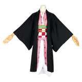 Demon Slayer: Kimetsu No Yaiba Kamado Nezuko Cosplay Costume Adult Kimono Outfit