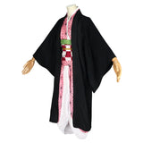 Demon Slayer: Kimetsu No Yaiba Kamado Nezuko Cosplay Costume Adult Kimono Outfit