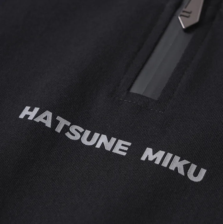 Hatsune Miku " Rider " Unisex Black Techwear T-shirt