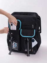 Hatsune Miku " Rider " Unisex Black Techwear Backpack