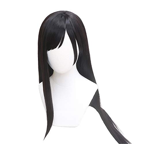 Final Fantasy VII FF7 Tifa Lockhart Cosplay Costume Long Straight Heat Resistant Synthetic Hair