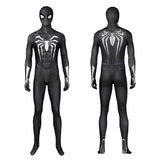 Spider-Man Miles Morales Cosplay Costume Black Jumpsuit Outfits Halloween Carnival Suit