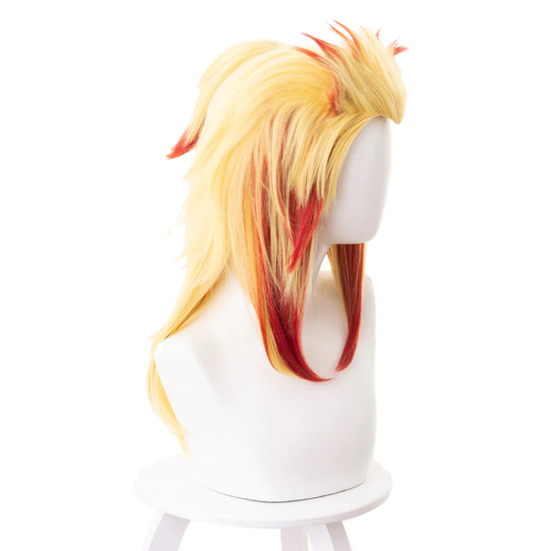 Demon Slayer Rengoku Kyoujurou Wig Cosplay Costume