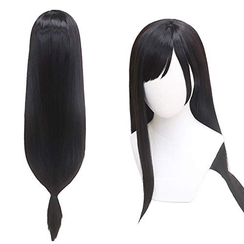 Final Fantasy VII FF7 Tifa Lockhart Cosplay Costume Long Straight Heat Resistant Synthetic Hair