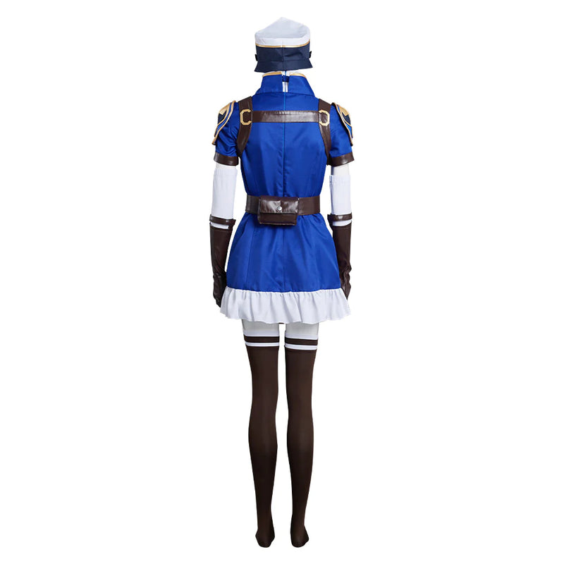 Arcane: League Of Legends - Caitlyn The Sheriff Of Piltover Outfits Cosplay Costume Halloween Carnival Suit