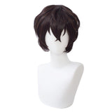 Bungo Stray Dogs Cosplay Osamu Dazai Cosplay Wig Heat Resistant Synthetic Hair Carnival Halloween Party Props