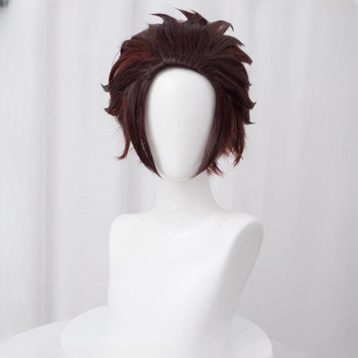 Demon Slayer Kamado Tanjirou Wig Cosplay Costume