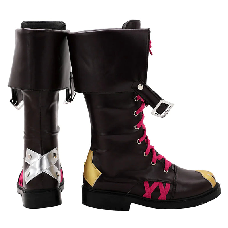 Arcane: League of Legends LoL Arcane Jinx Cosplay Shoes Boots