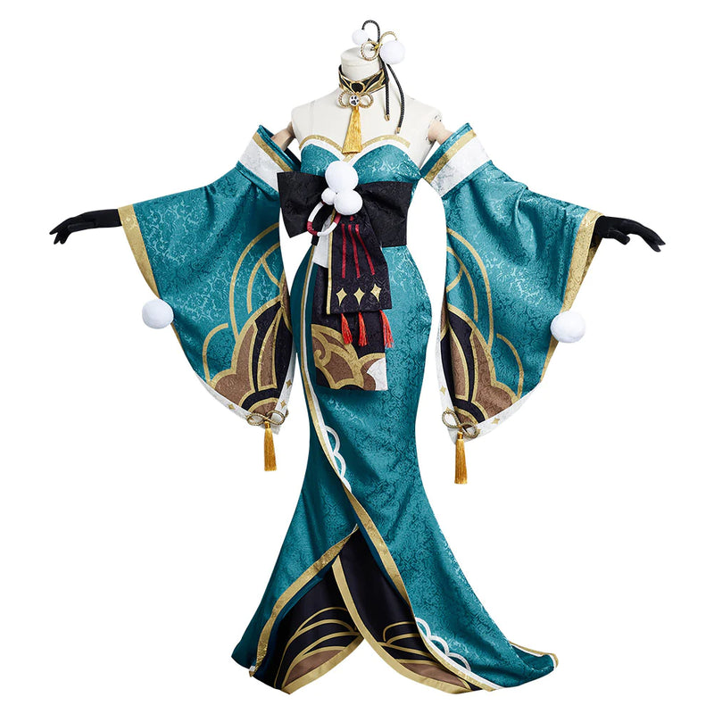 Ms Hina / Gorou Game Genshin Impact Cosplay Costume