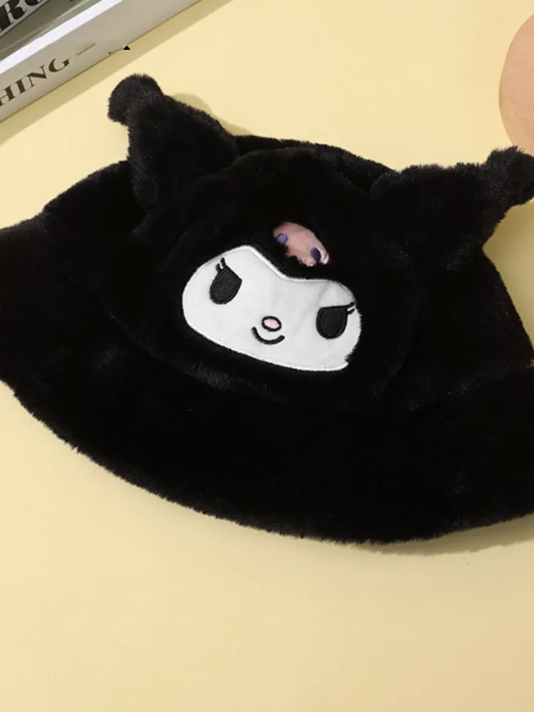 Sanrio Pochacco / Kuromi / Cinnamoroll Plush Bucket Hat