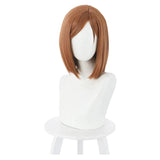 Jujutsu Kaisen Carnival Halloween Party Props Kugisaki Nobara Cosplay Wig Heat Resistant Synthetic Hair