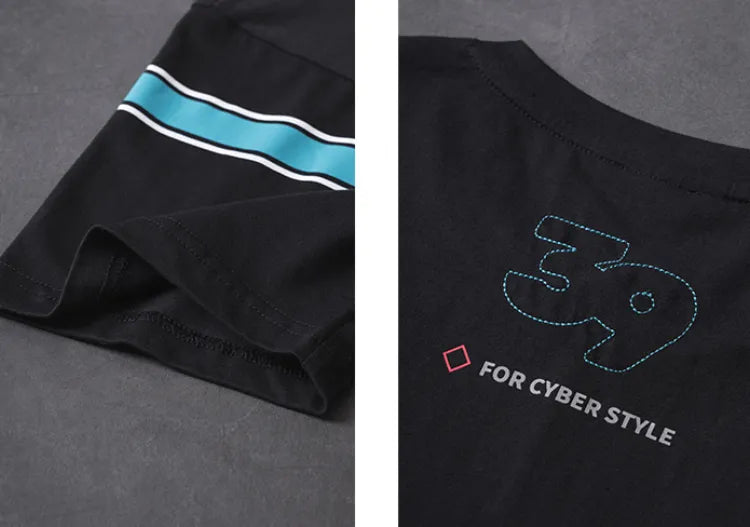 Hatsune Miku " Rider " Unisex Black Techwear T-shirt