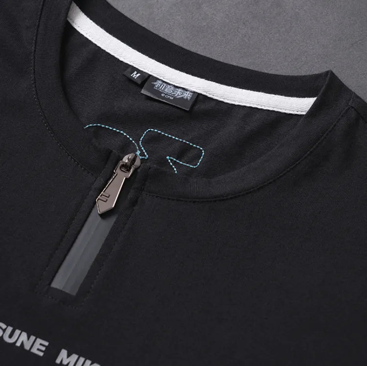 Hatsune Miku " Rider " Unisex Black Techwear T-shirt