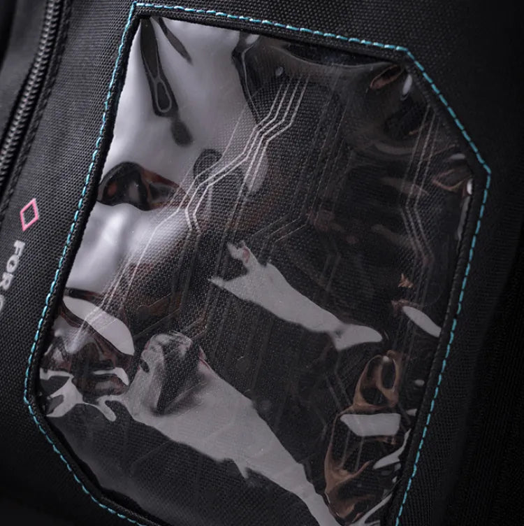 Hatsune Miku " Rider " Unisex Black Techwear Backpack