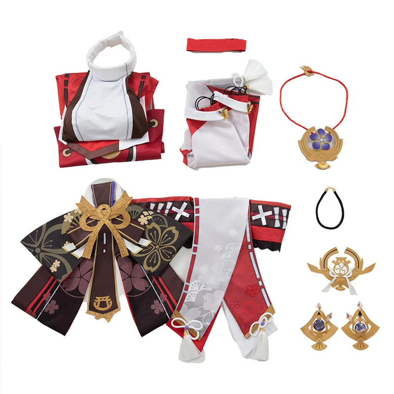 Yae Miko Game Genshin Impact Cosplay Costume Dress Outfits