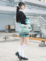 Hatsune Miku Collab Colorblock Design Sweater