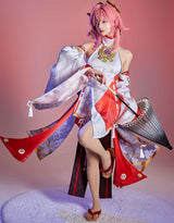 Yae Miko Game Genshin Impact Cosplay Costume Dress Outfits