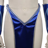 Mortal Kombat Kitana Cosplay Costume Outfits Halloween Carnival Suit