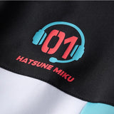 Hatsune Miku "Heart of Esports" Unisex Cyberpunk Black Jacket