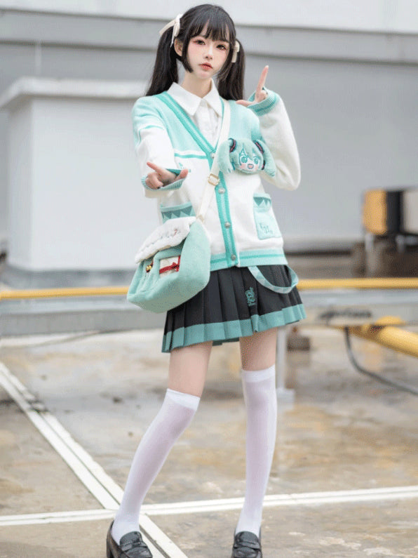 Hatsune Miku Collab V-neck Cardigan