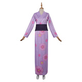 Demon Slayer Kanroji Mitsuri Cosplay Costume Kimono Outfits Halloween Carnival Suit