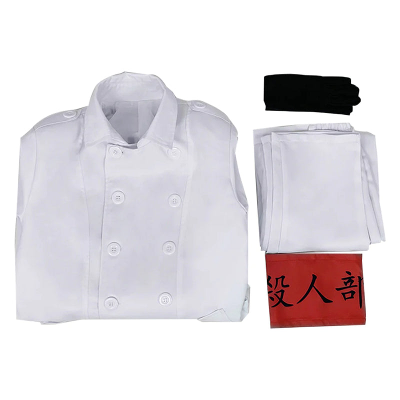 Anime Tokyo Revengers Tokyo Manji Gang Cosplay Costume White Uniform Outfits Halloween Carnival Suit