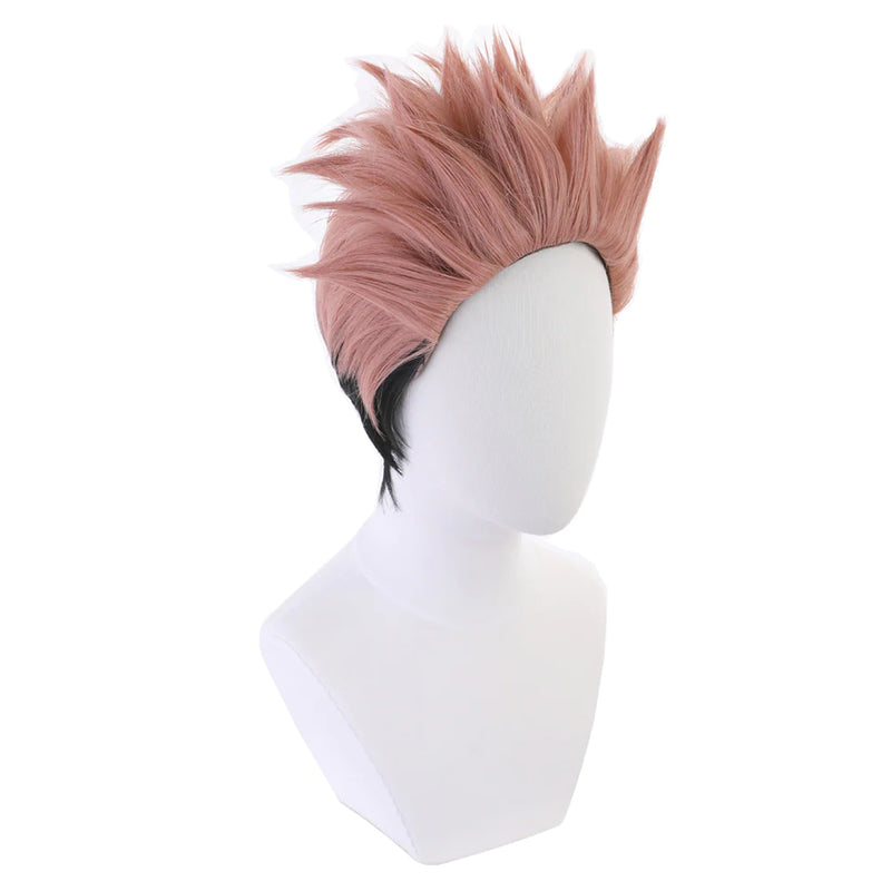 Jujutsu Kaisen Carnival Halloween Party Props Ryomen Sukuna Cosplay Wig Heat Resistant Synthetic Hair