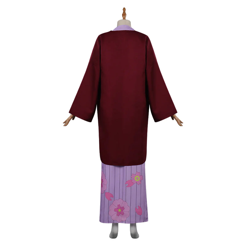 Demon Slayer Kanroji Mitsuri Cosplay Costume Kimono Outfits Halloween Carnival Suit