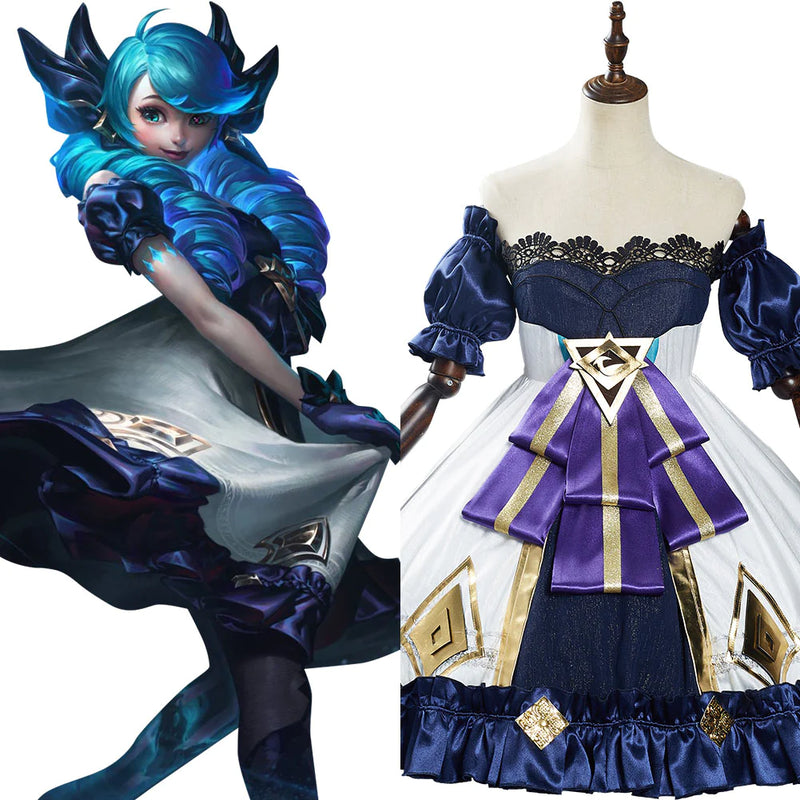 League Of Legends LOL Gwen Cosplay Costume Outfits Halloween Carnival Suit