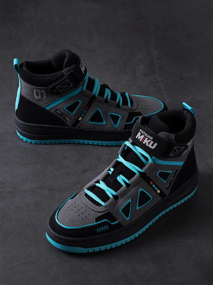 Hatsune Miku " Rider " Unisex Black Sneakers