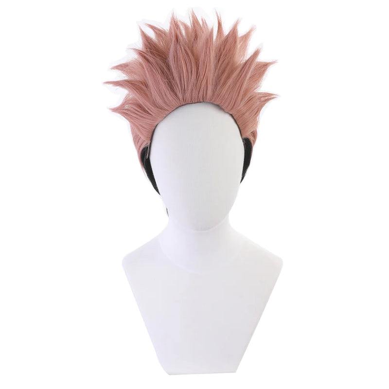 Jujutsu Kaisen Carnival Halloween Party Props Ryomen Sukuna Cosplay Wig Heat Resistant Synthetic Hair