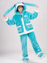 Hatsune Miku Winter Pajama Super Long Ponytails Hood Sleepwear