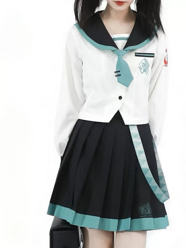 Black Pleated Hatsune Miku Skirt