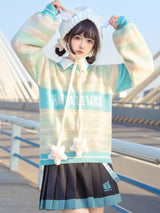 Hatsune Miku Collab Striped Pattern Sweater