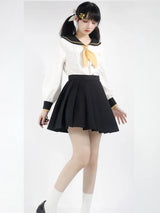 Kagamine Rin White Sailor Collar Shirt with Free Bowtie