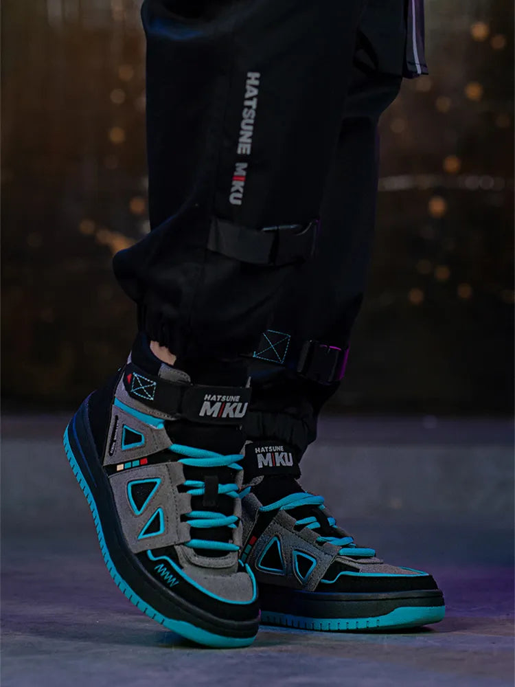 Hatsune Miku " Rider " Unisex Black Sneakers